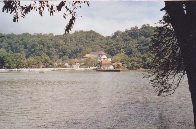 Kandy Blick ueber den Milchsee